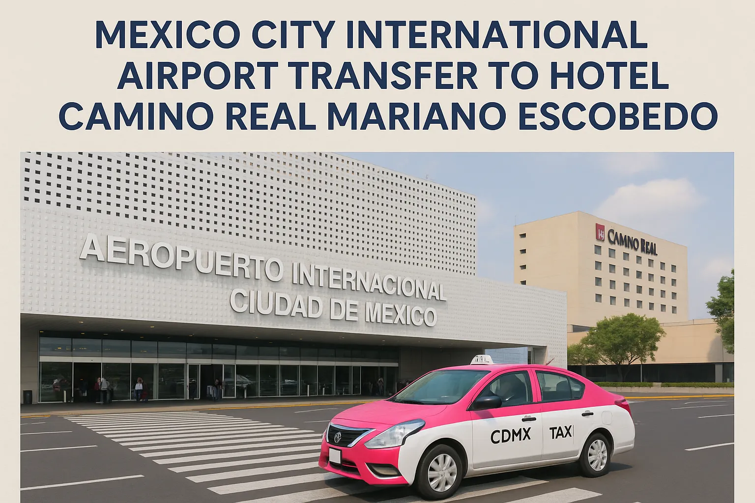 Mexico City International Airport Transfer to Hotel Camino Real Mariano Escobedo