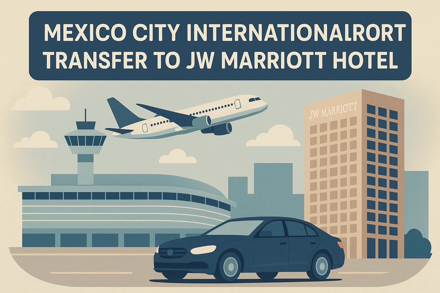Mexico City International Airport Transfer to JW Marriott Hotel