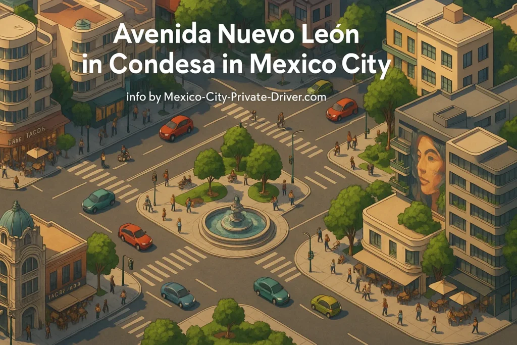 Avenida Nuevo León in Condesa in Mexico City