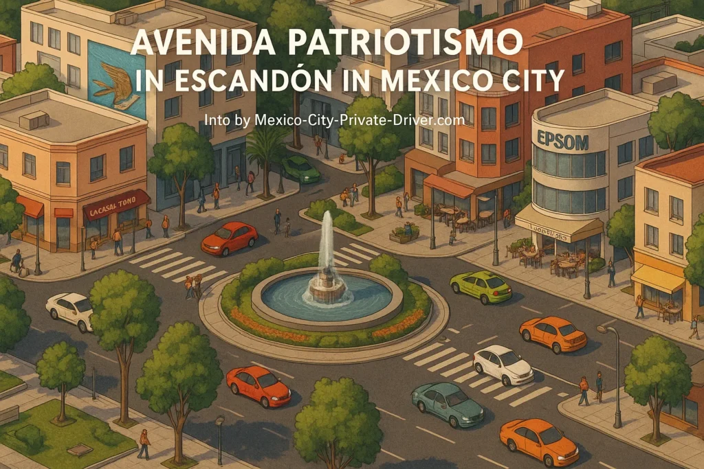 Avenida Patriotismo in Escandón in Mexico City