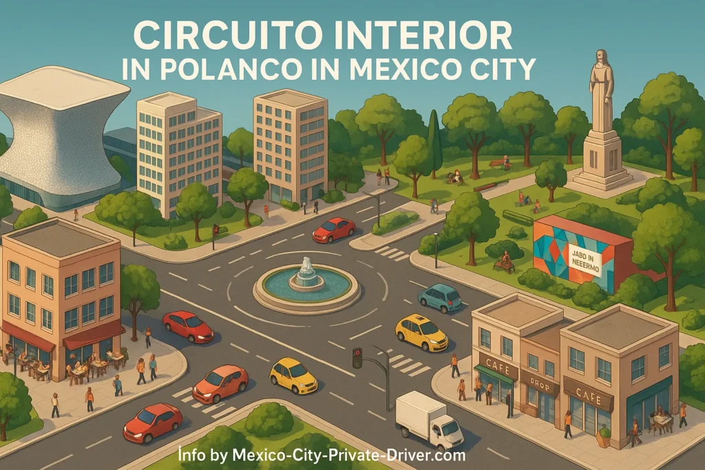 Circuito Interior in Polanco in Mexico City
