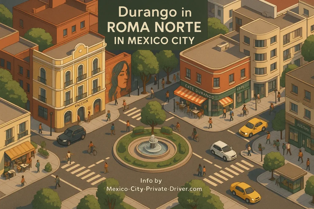 Durango in Roma Norte in Mexico City