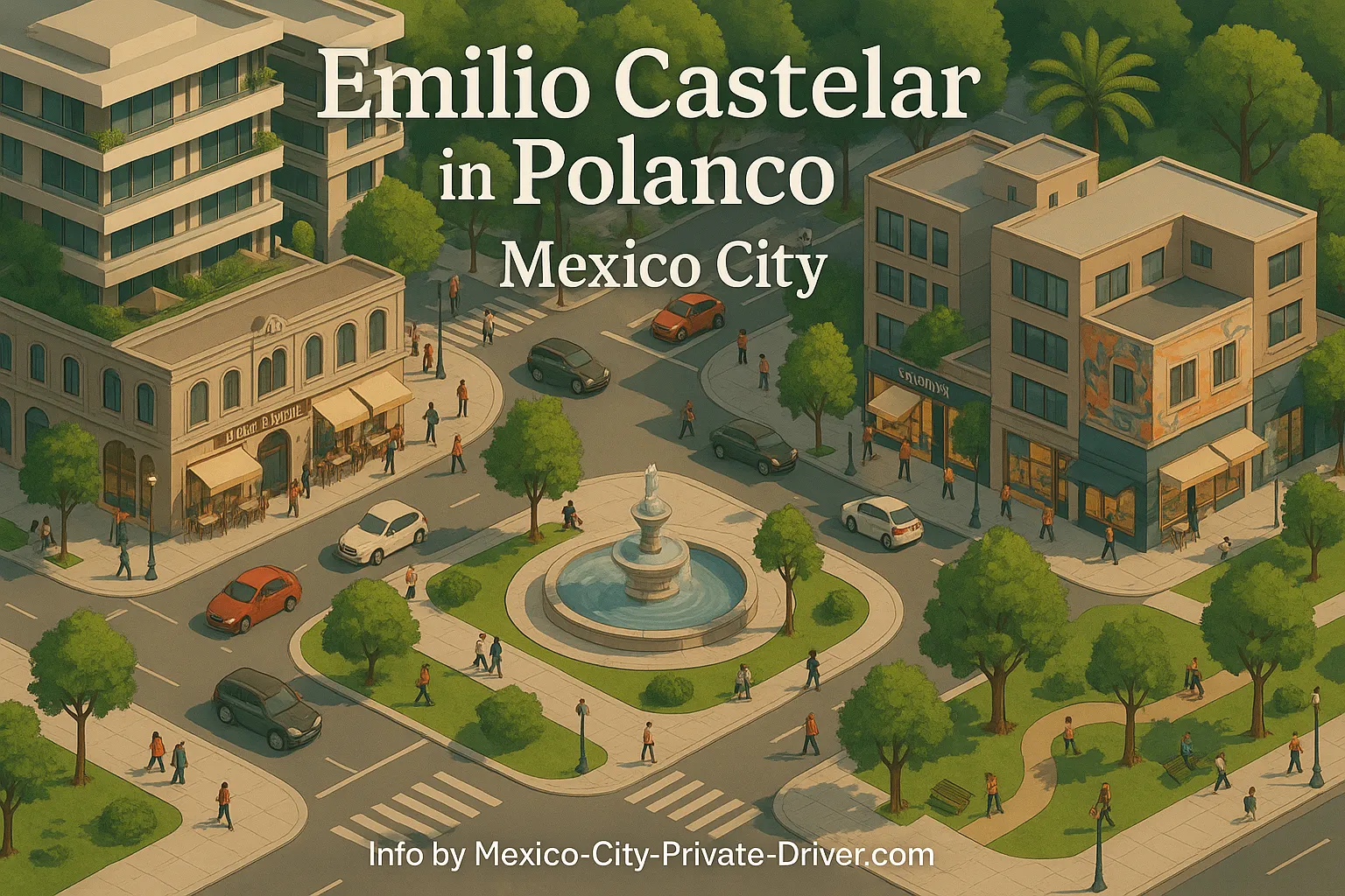 Emilio Castelar in Polanco in Mexico City