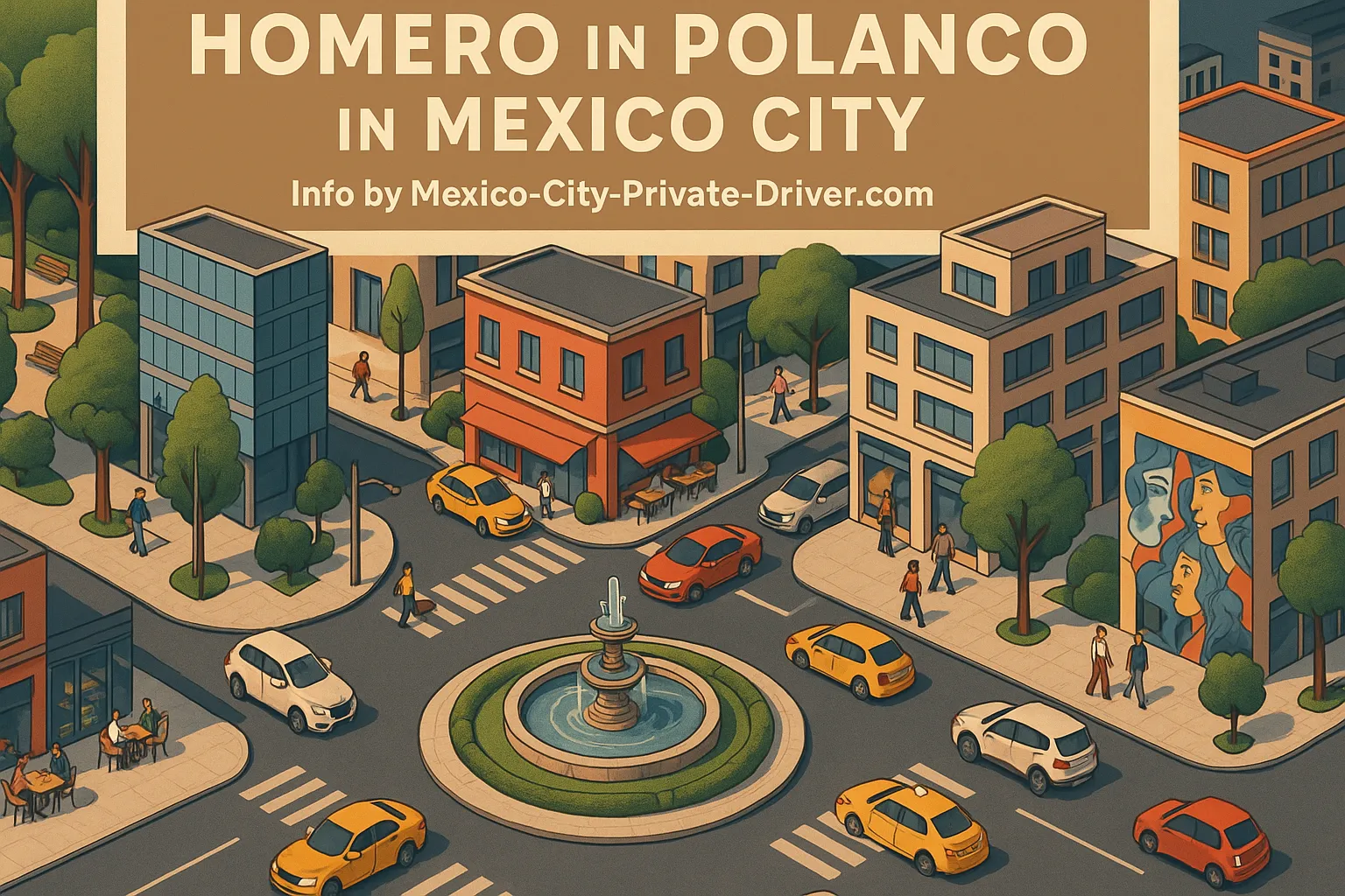 Homero in Polanco in Mexico City