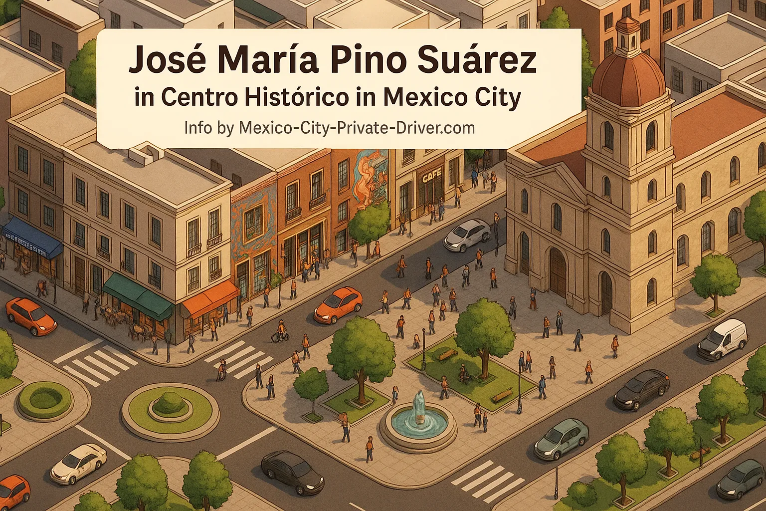 José María Pino Suárez in Centro Histórico in Mexico City