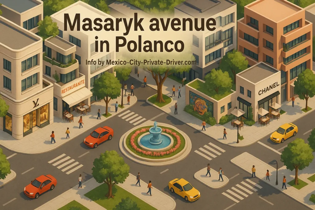 Masaryk avenue in Polanco