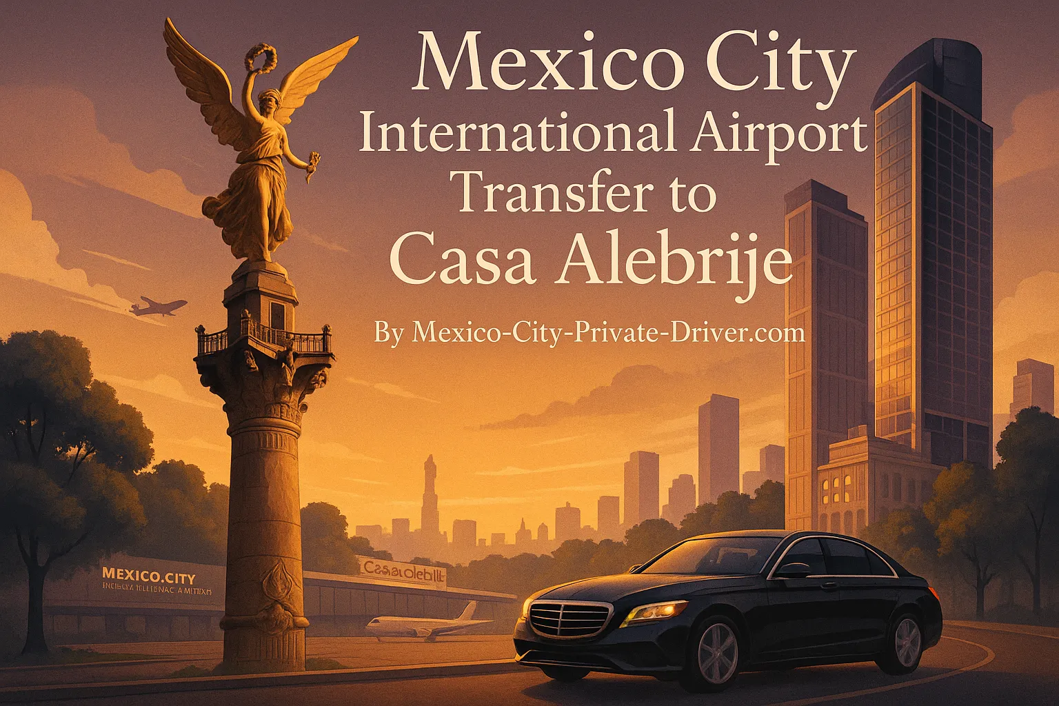 Mexico City International Airport Transfer to Casa Alebrije