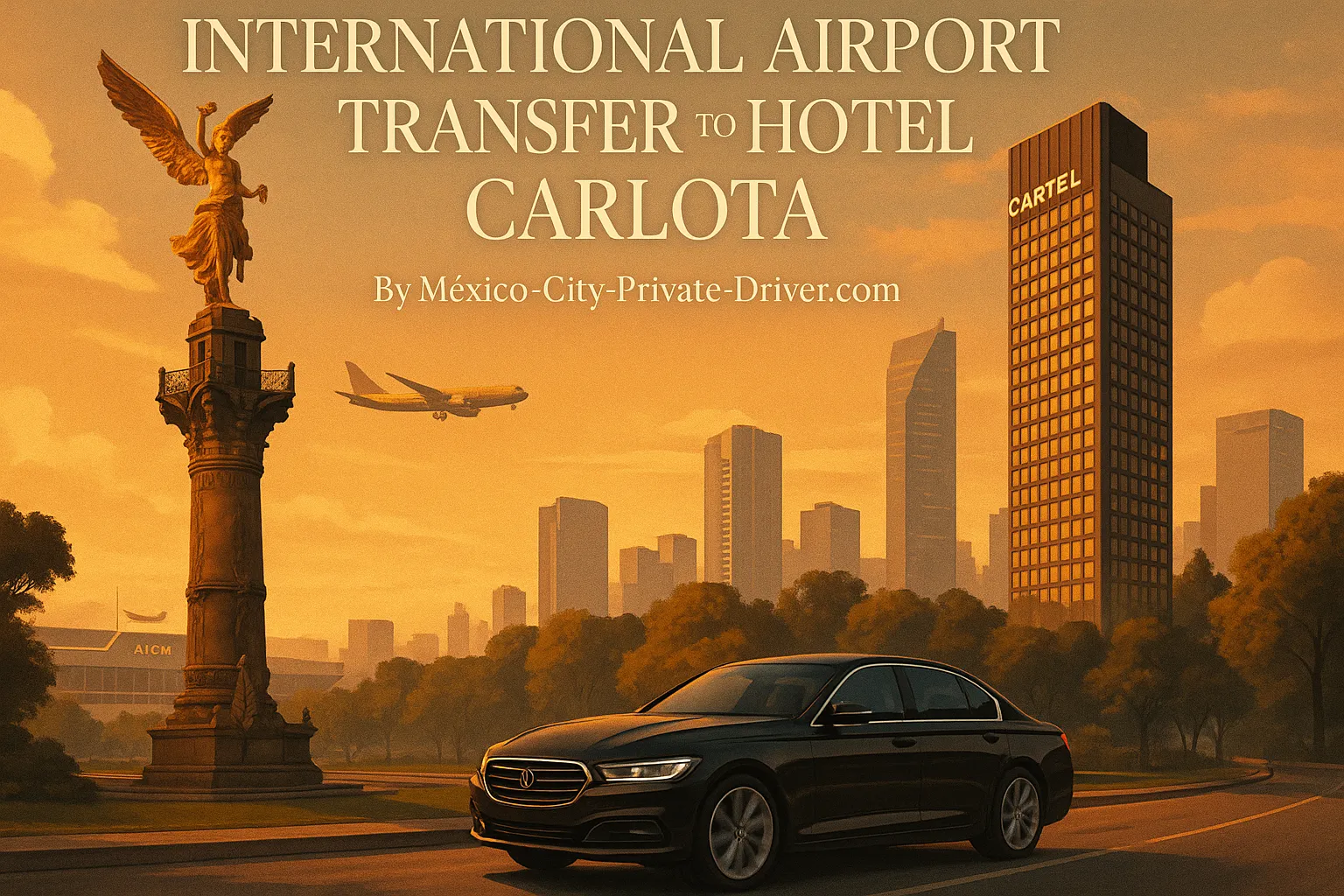 Mexico City International Airport Transfer to Hotel Carlota