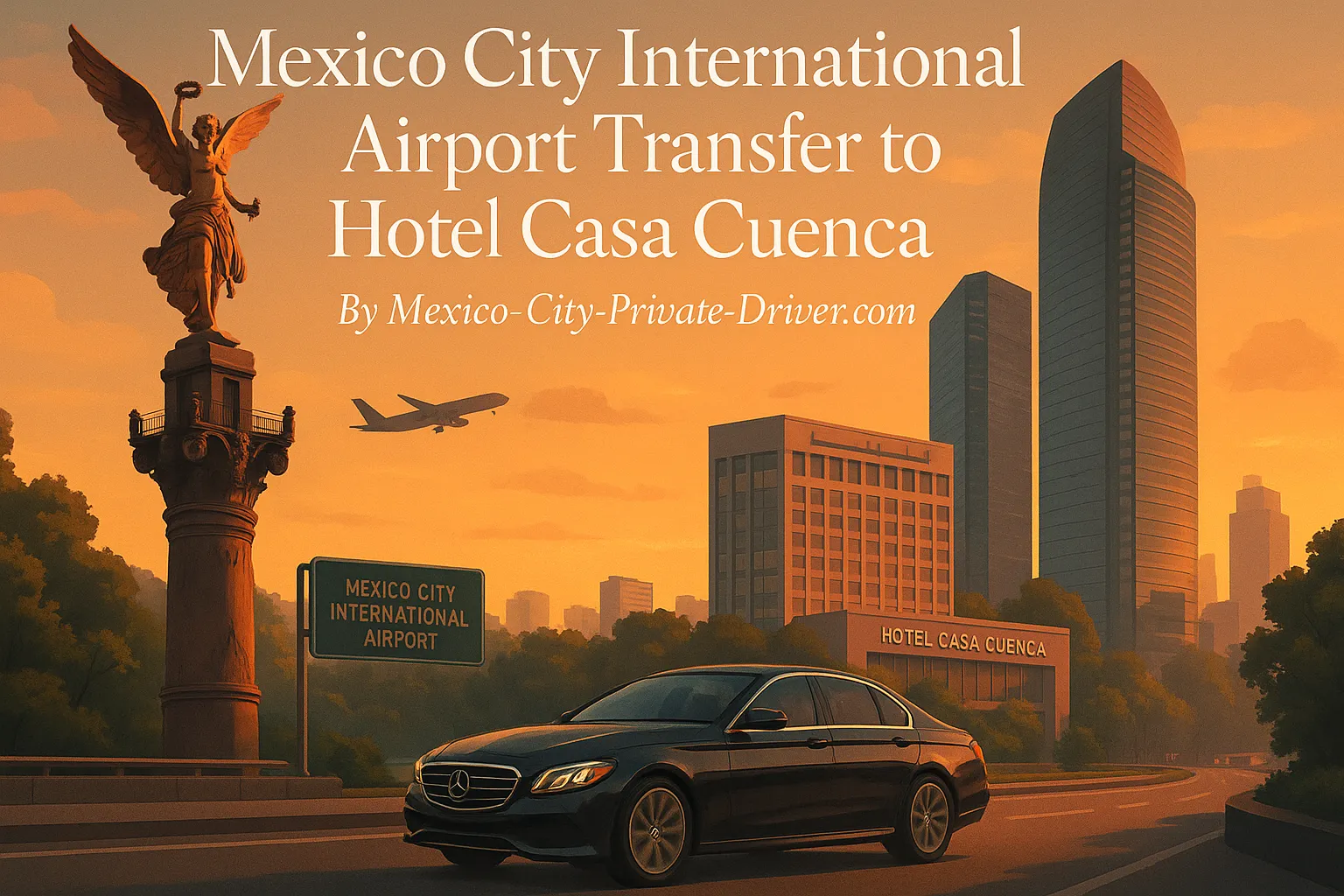 Mexico City International Airport Transfer to Hotel Casa Cuenca