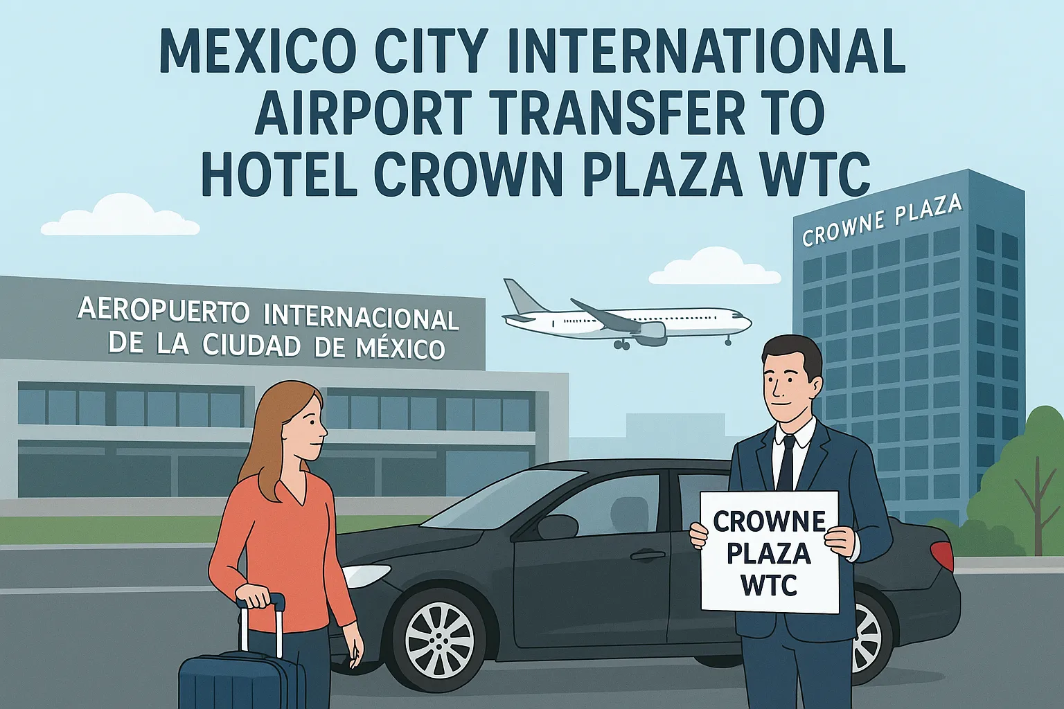 Mexico City International Airport Transfer to Hotel Crown Plaza WTC