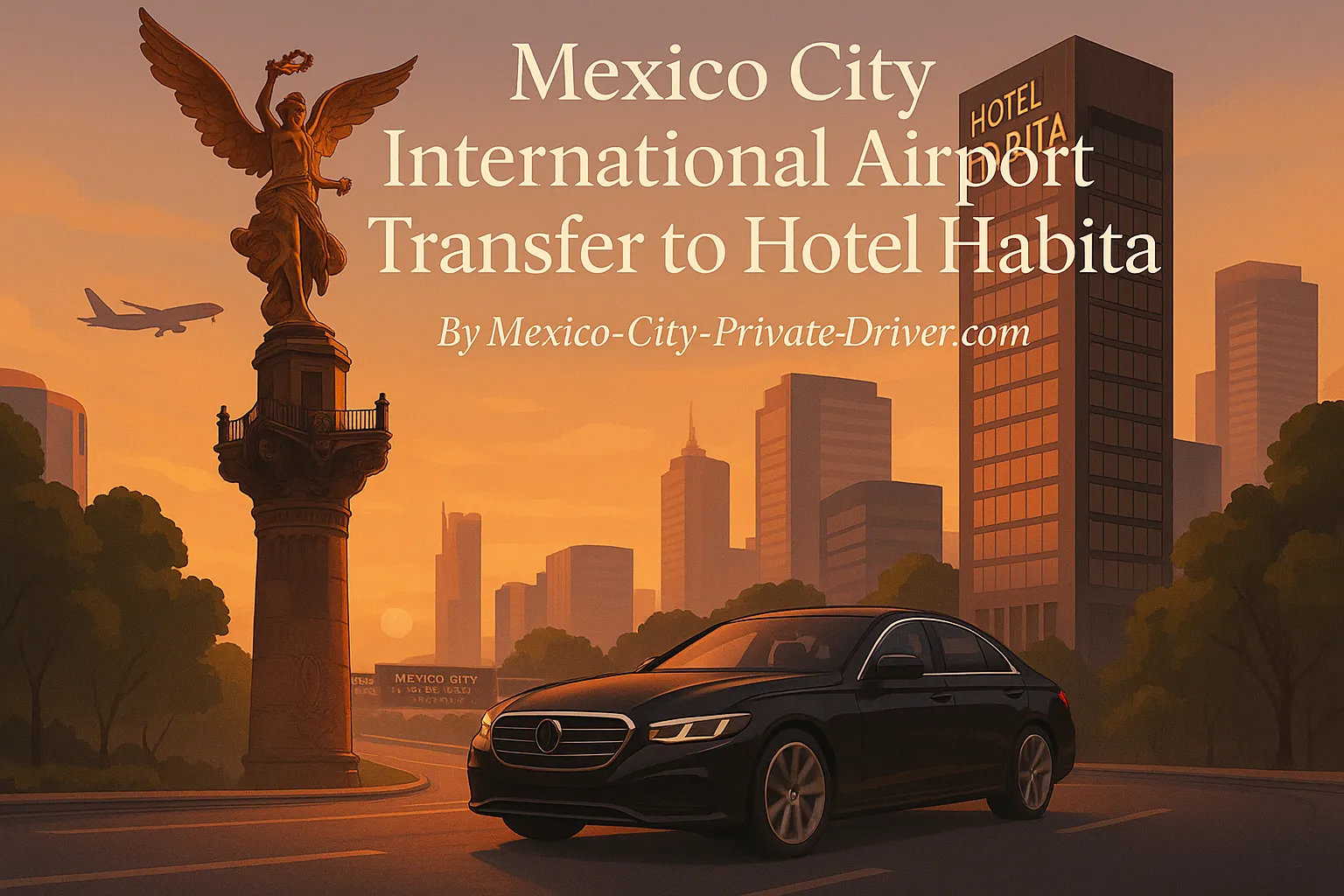 Mexico City International Airport Transfer to Hotel Habita