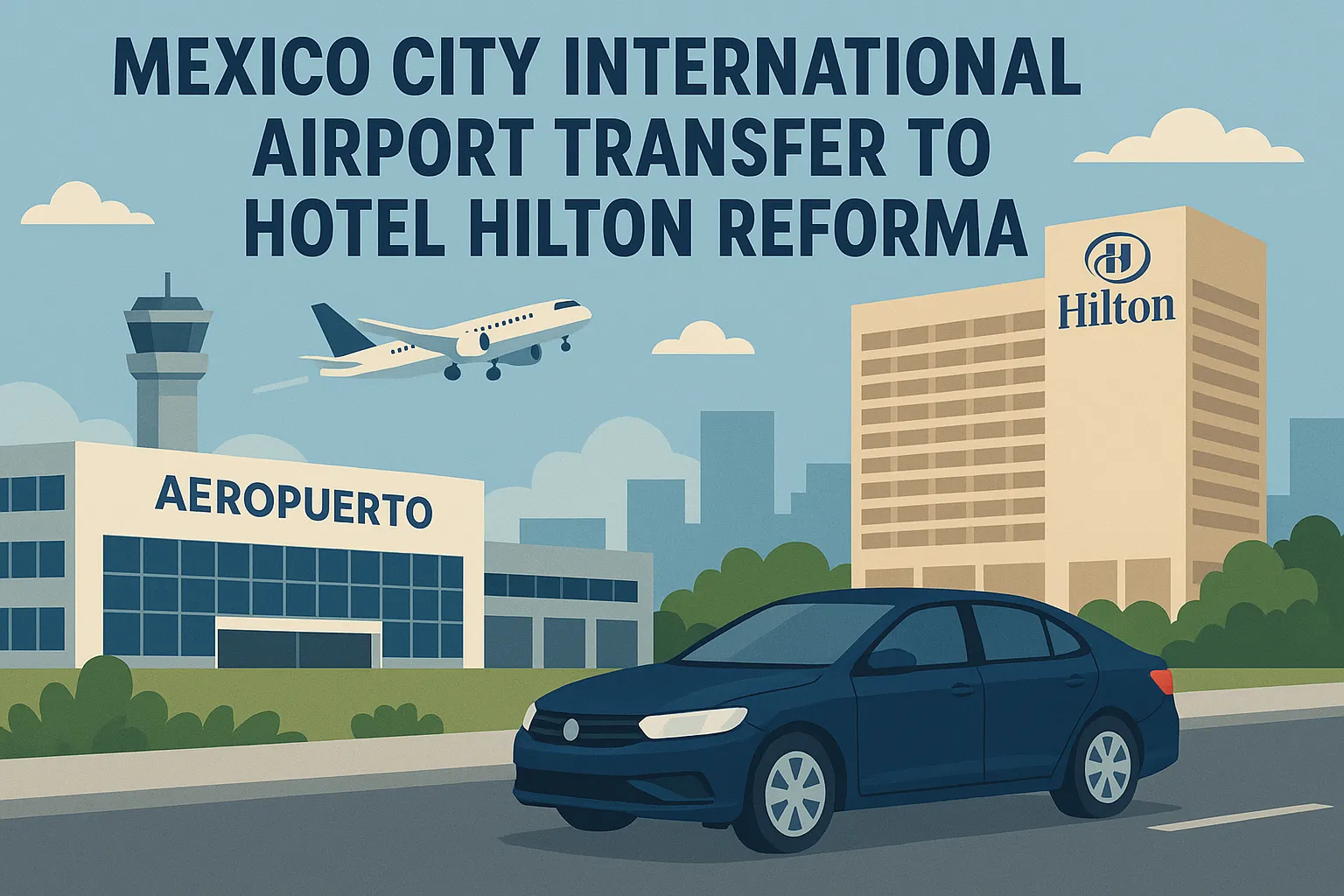 Mexico City International Airport Transfer to Hotel Hilton Reforma