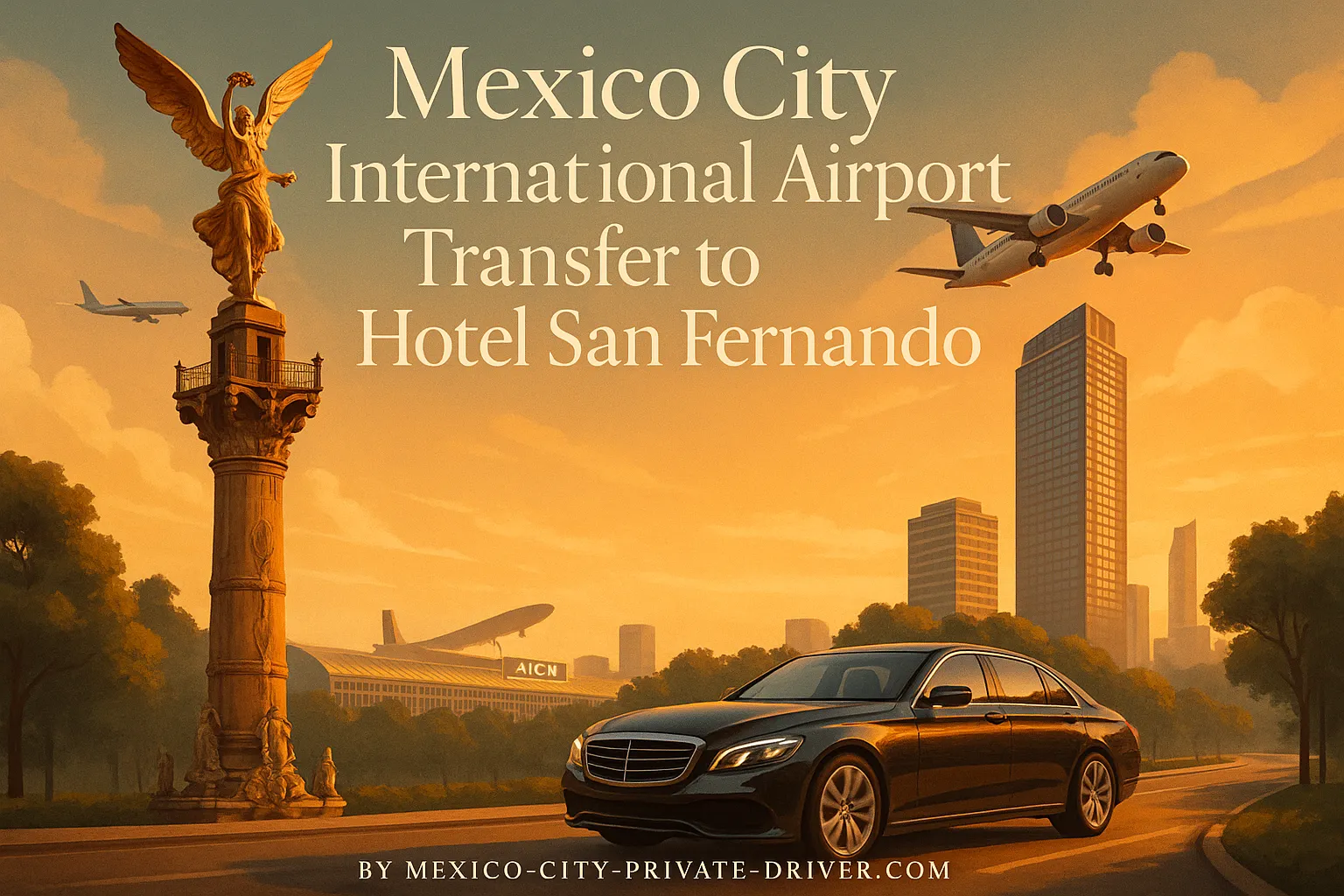 Mexico City International Airport Transfer to Hotel San Fernando
