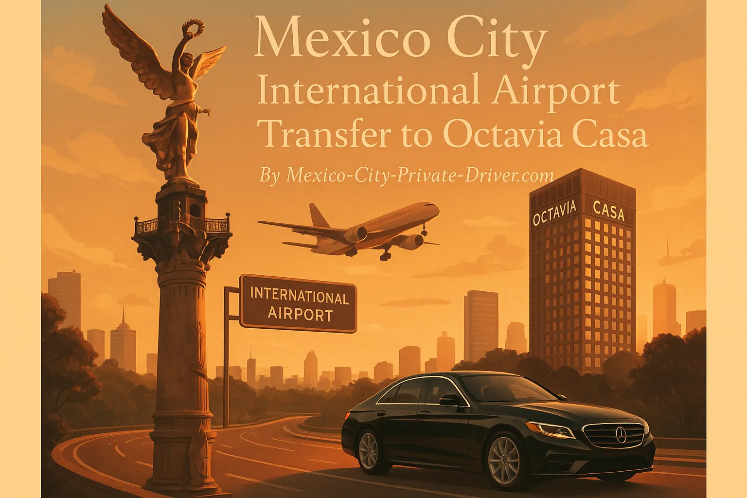 Mexico City International Airport Transfer to Octavia Casa