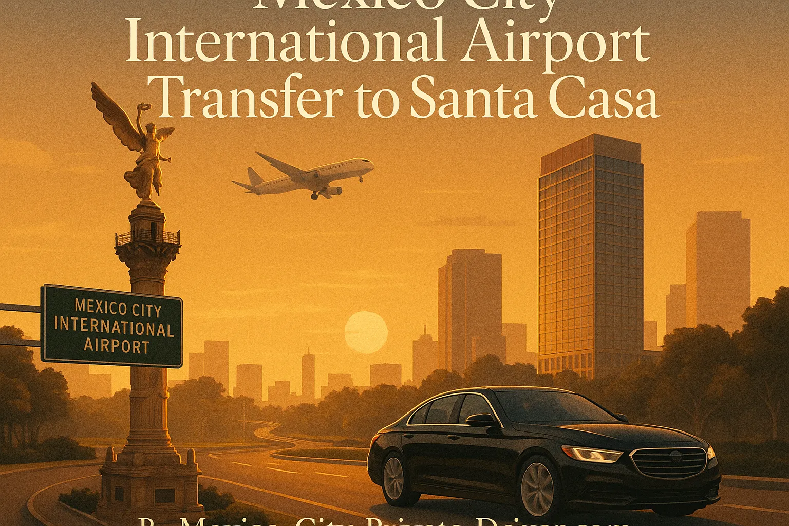 Mexico City International Airport Transfer to Santa Casa
