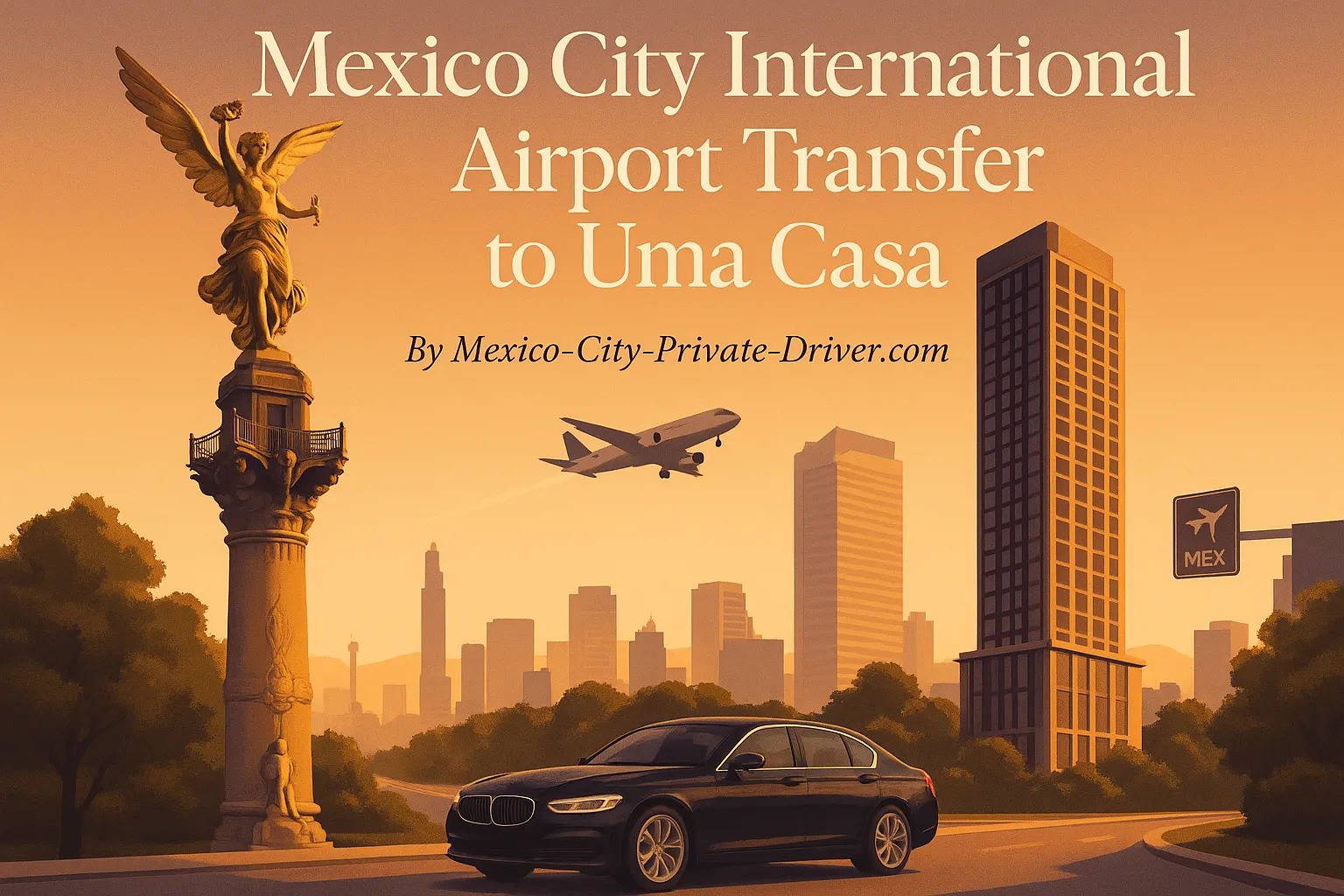 Mexico City International Airport Transfer to Uma Casa
