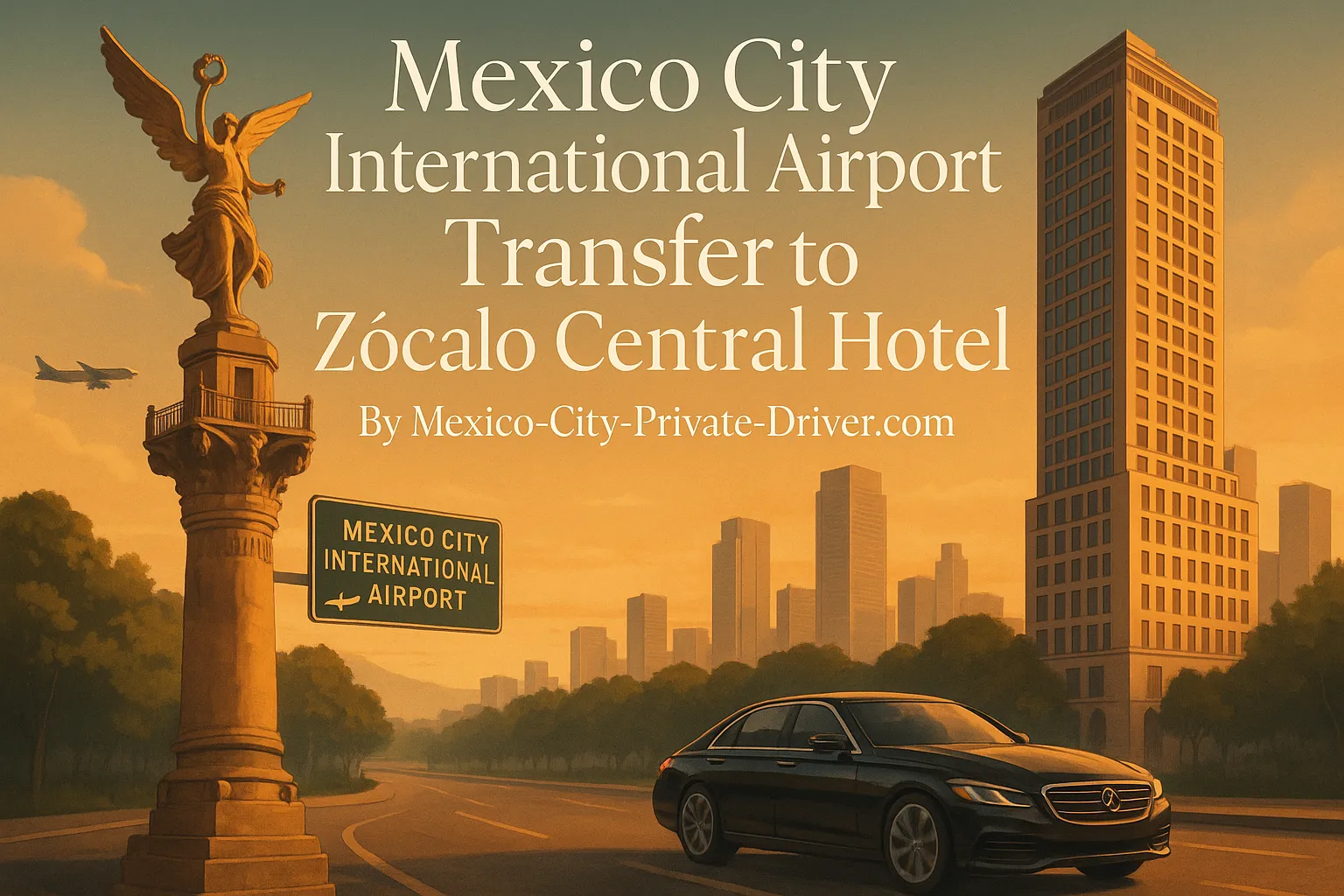 Mexico City International Airport Transfer to Zócalo Central Hotel