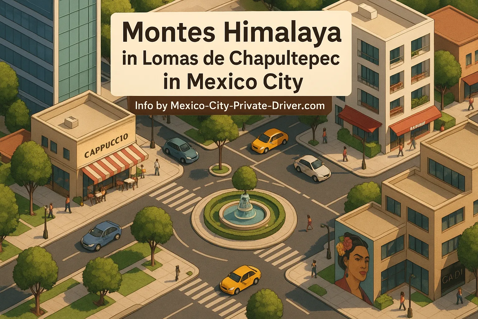 Montes Himalaya in Lomas de Chapultepec in Mexico City