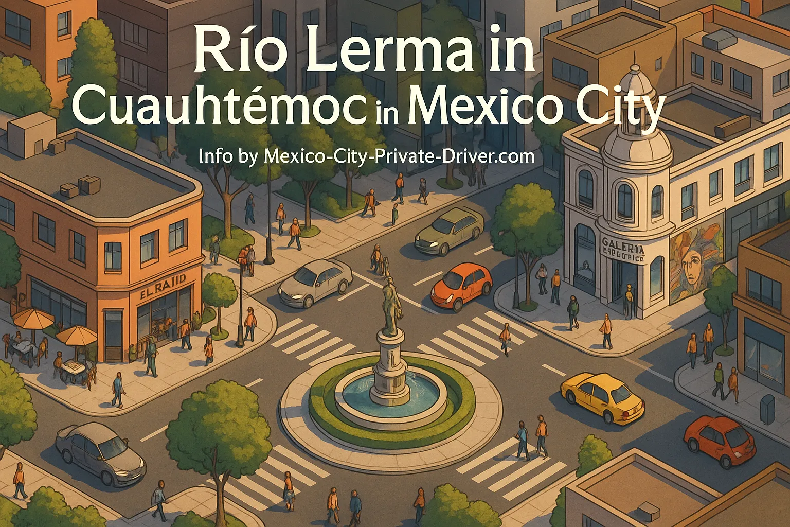 Río Lerma in Cuauhtémoc in Mexico City