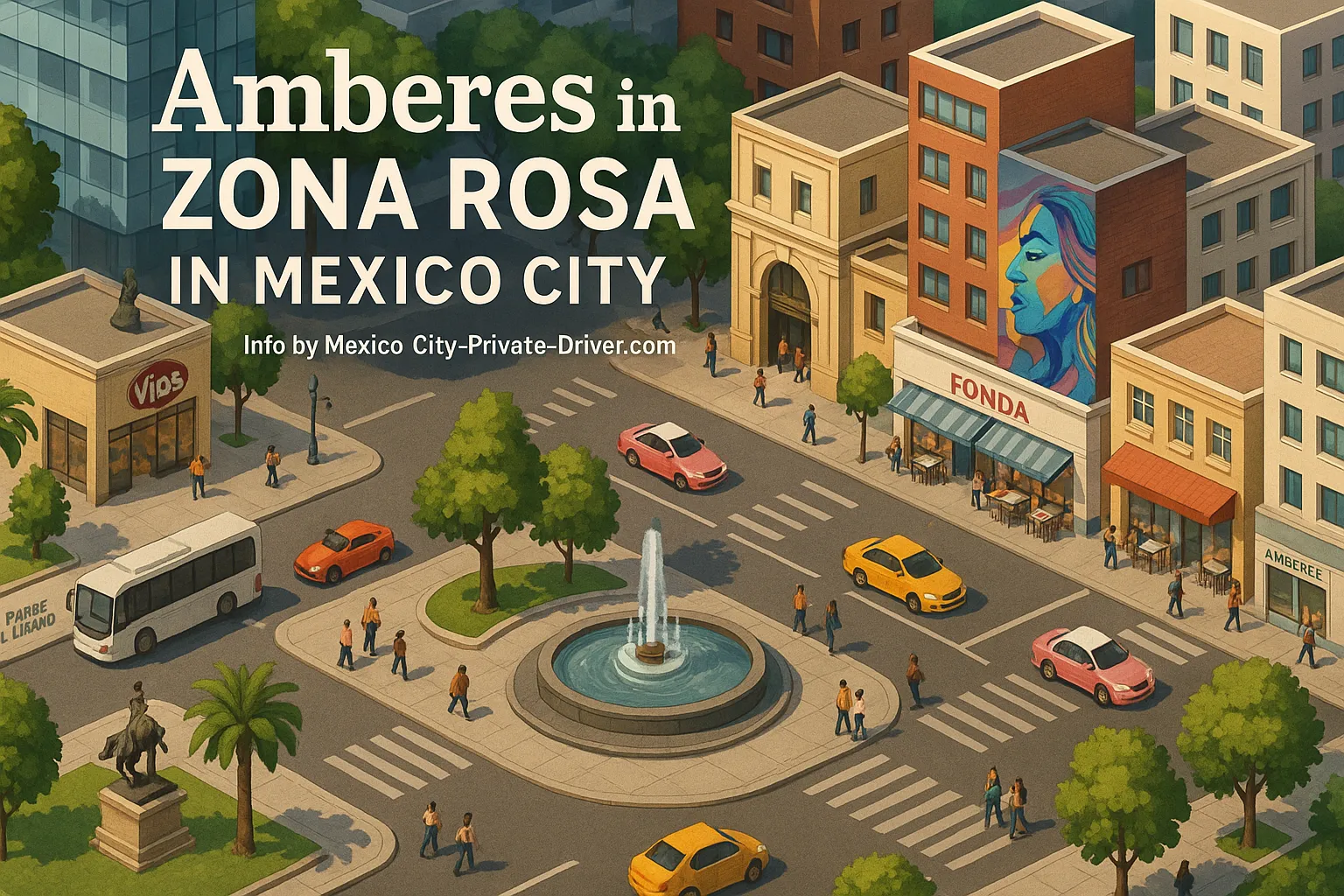 Amberes in Zona Rosa in Mexico City
