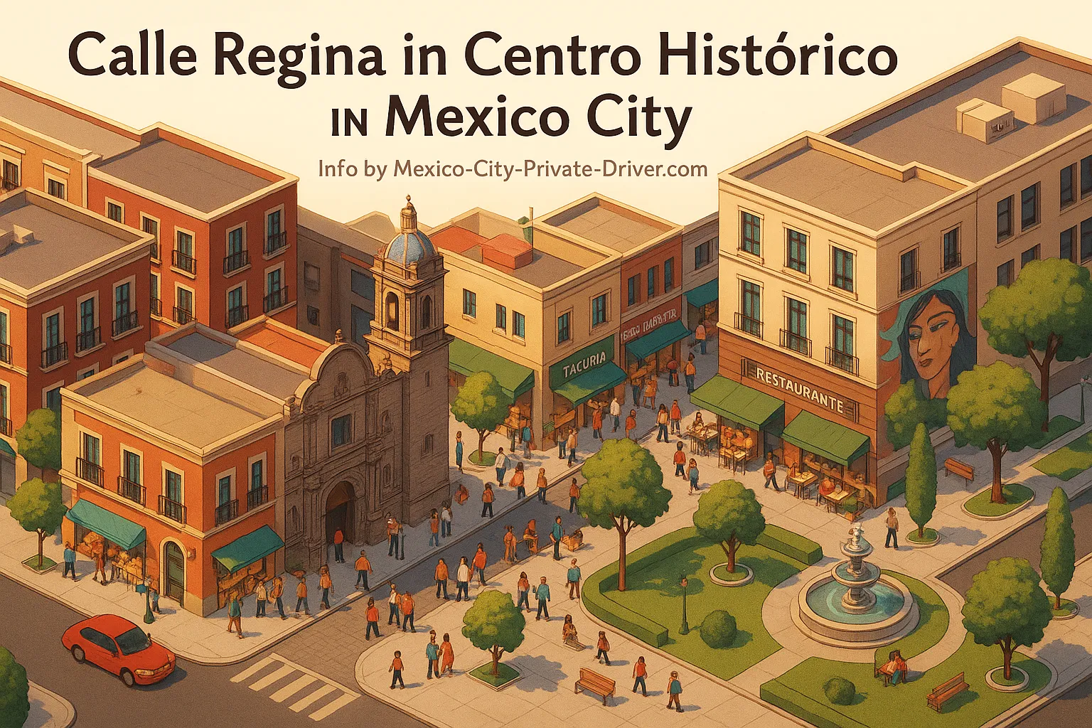 Calle Regina in Centro Histórico in Mexico City