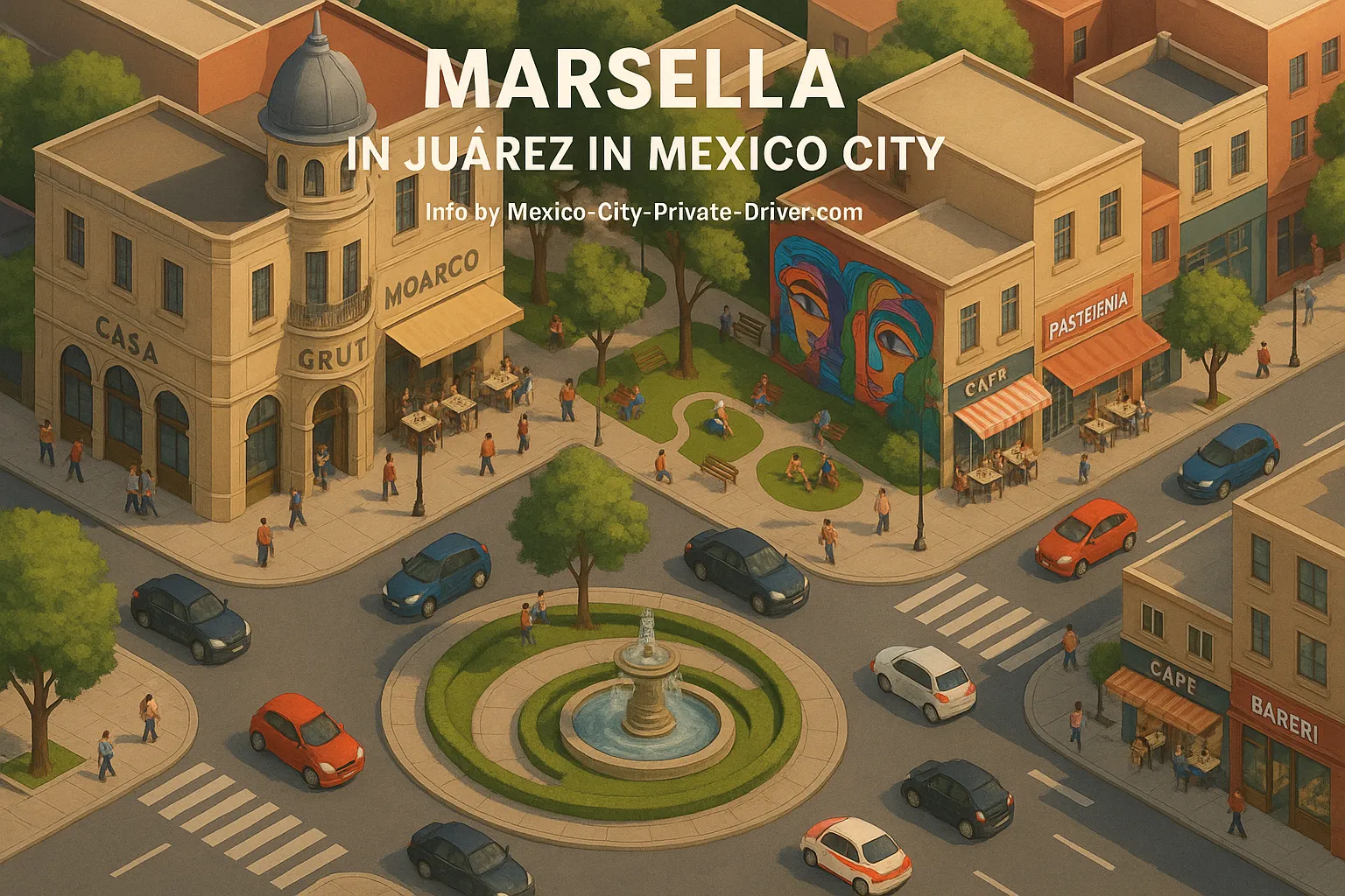 Marsella in Juárez in Mexico City