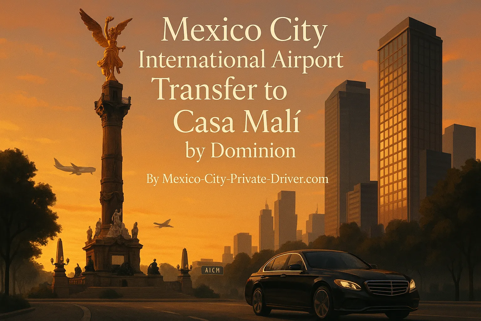 Mexico City International Airport Transfer to Casa Malí by Dominion