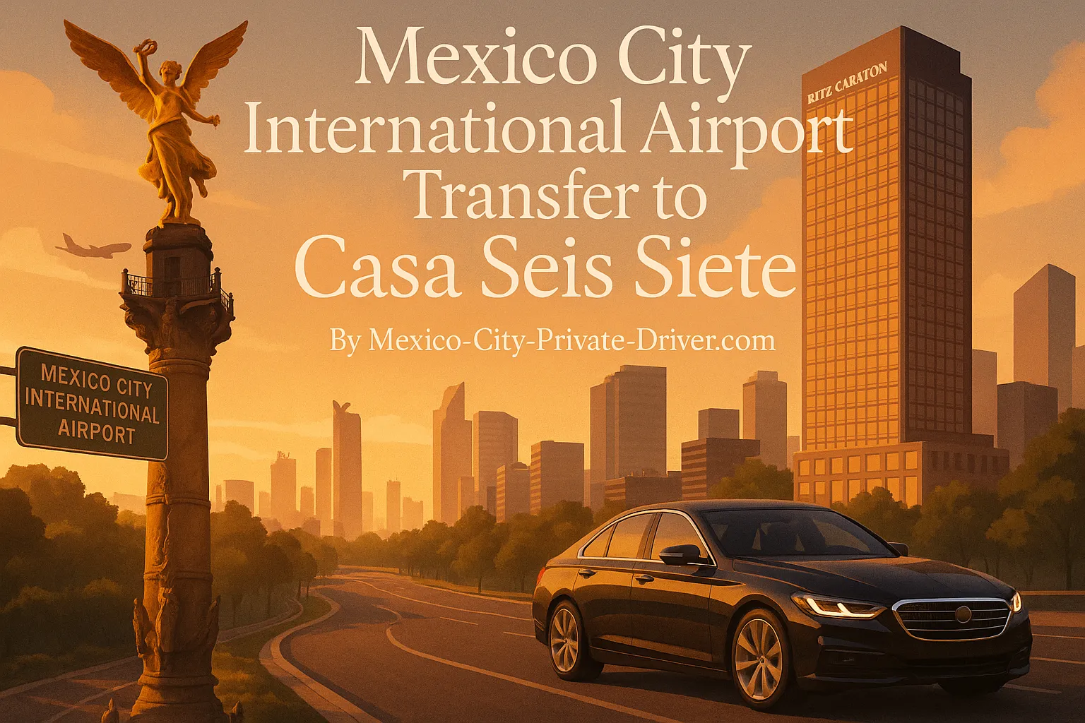 Mexico City International Airport Transfer to Casa Seis Siete