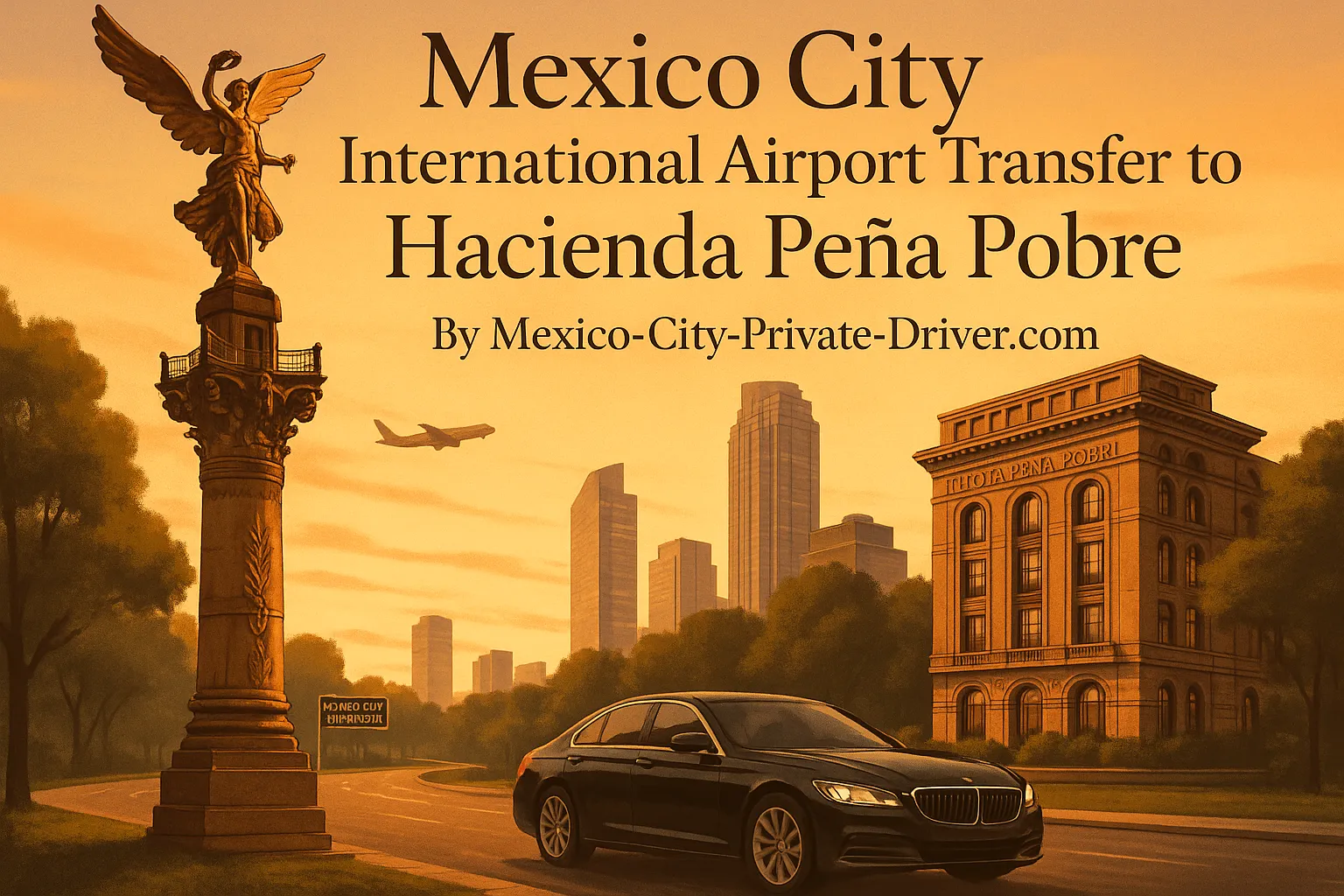 Mexico City International Airport Transfer to Hacienda Peña Pobre