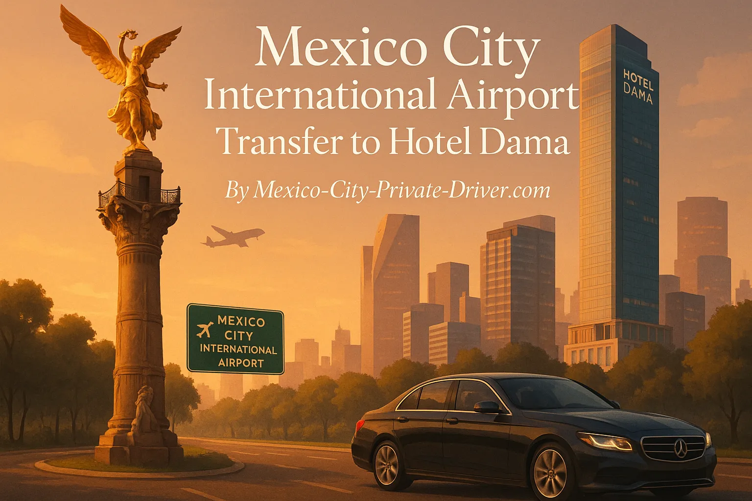 Mexico City International Airport Transfer to Hotel Dama