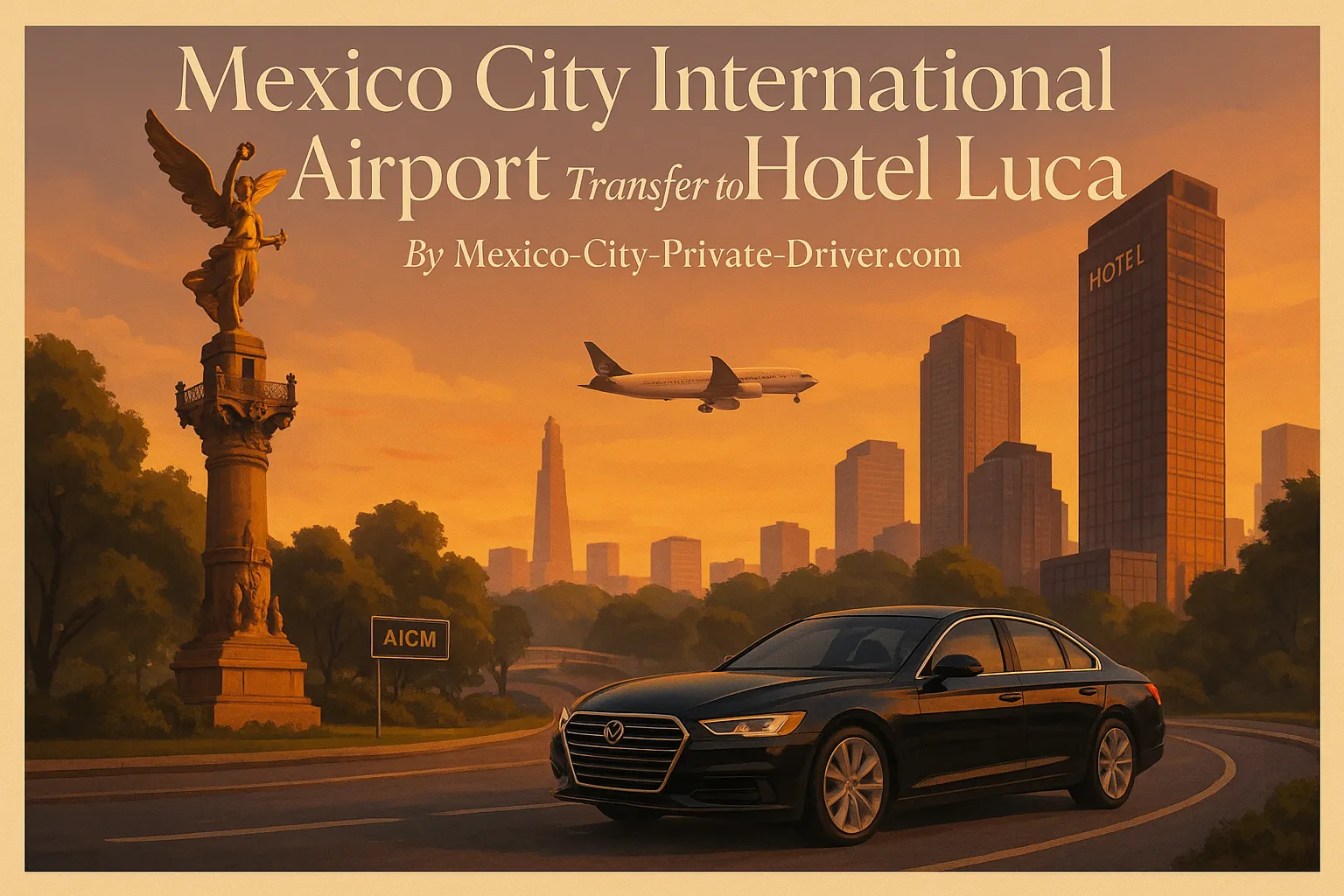Mexico City International Airport Transfer to Hotel Luca