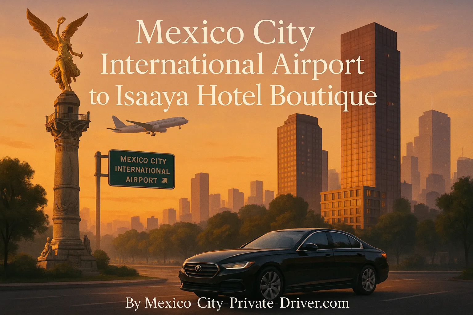 Mexico City International Airport Transfer to Isaaya Hotel Boutique