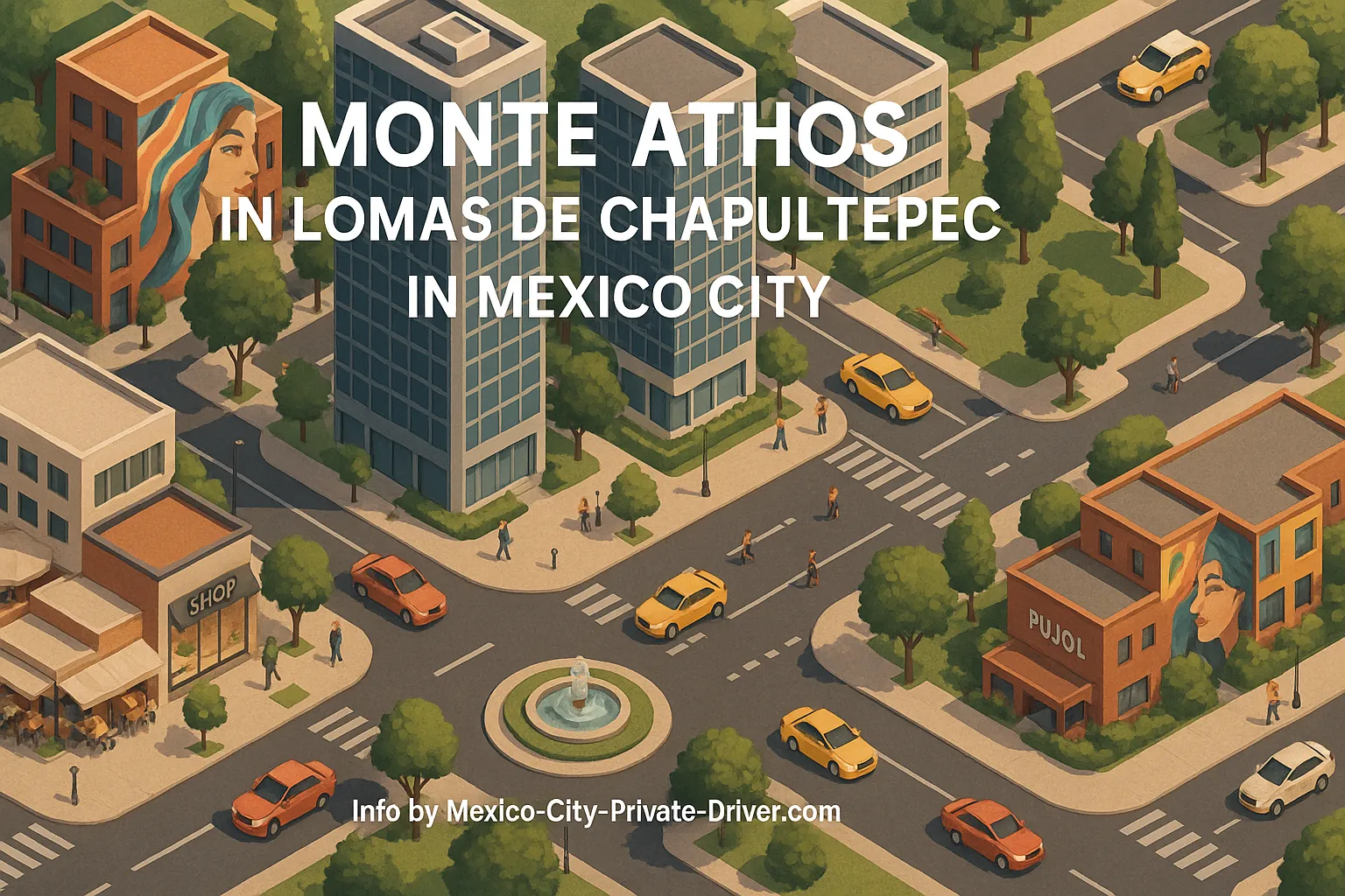 Monte Athos in Lomas de Chapultepec in Mexico City