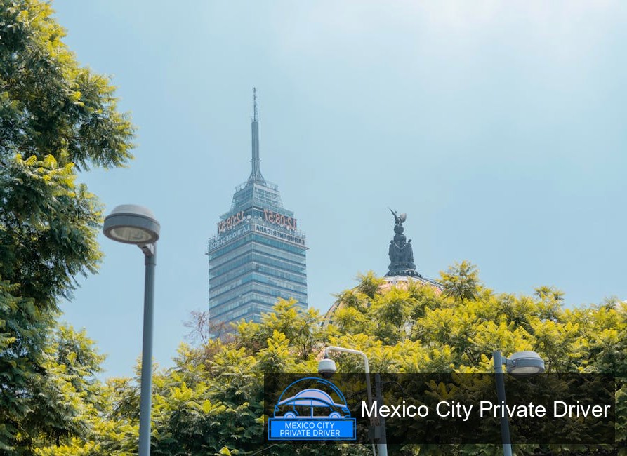 A breathtaking sunset view from the observation deck of Torre Latinoamericana, showcasing the skyline of Mexico City.