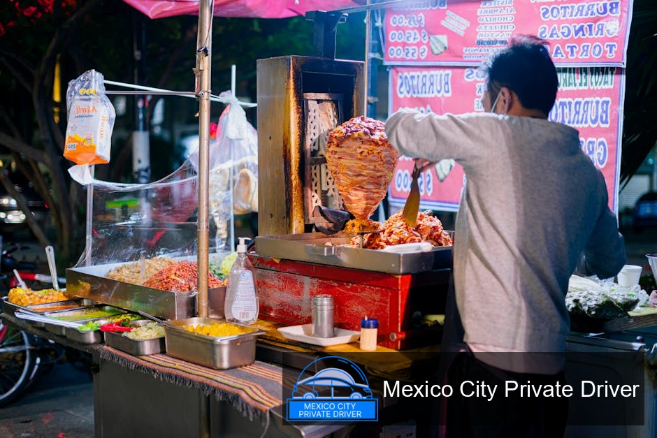 Colorful displays of fresh fruits and vegetables at Mercado San Juan in Mexico City.