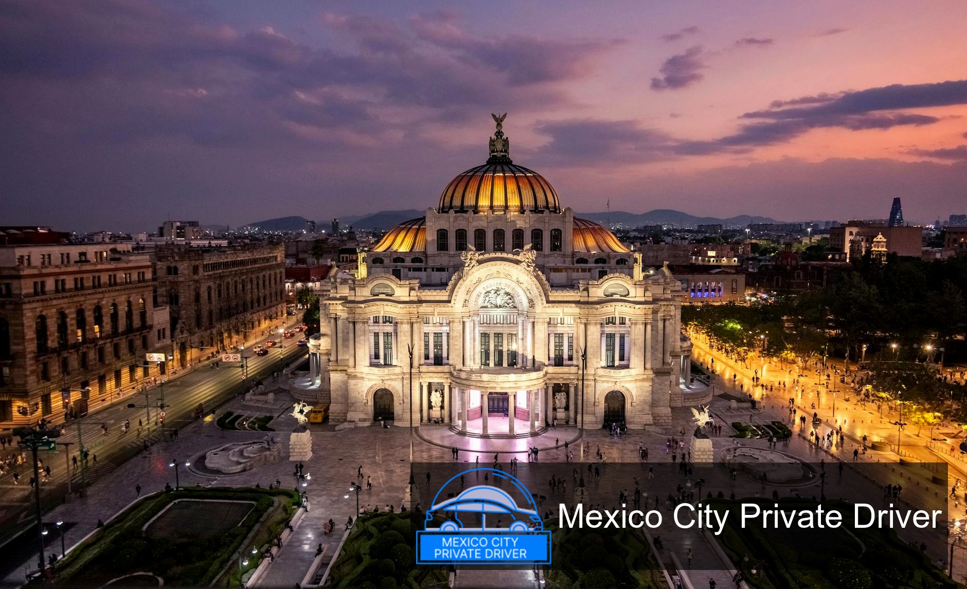 The grand façade of Palacio de Bellas Artes, showcasing its iconic white marble and intricate architectural details.