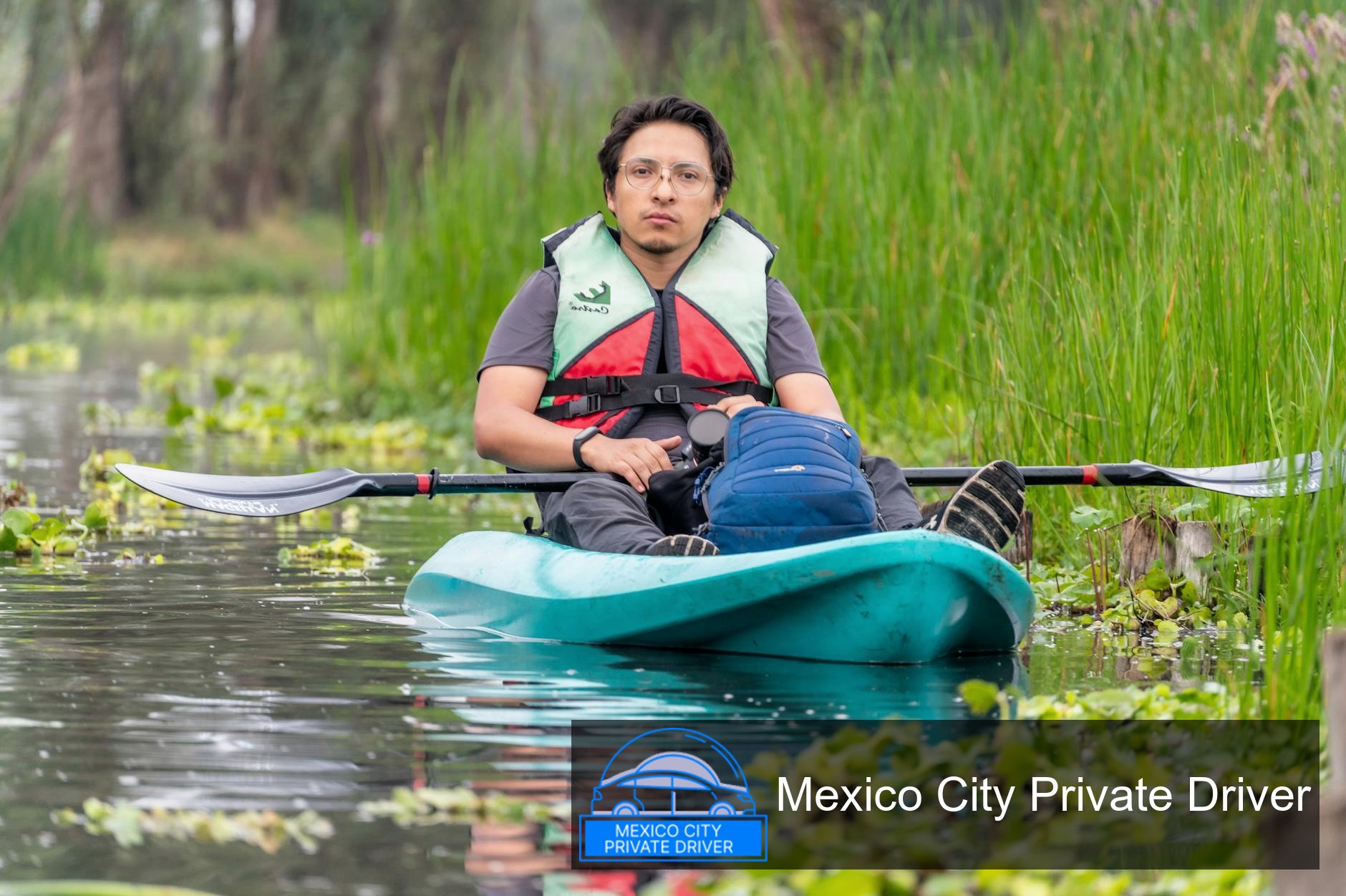 Vibrant trajineras adorned with flowers gliding through Xochimilco's canals.